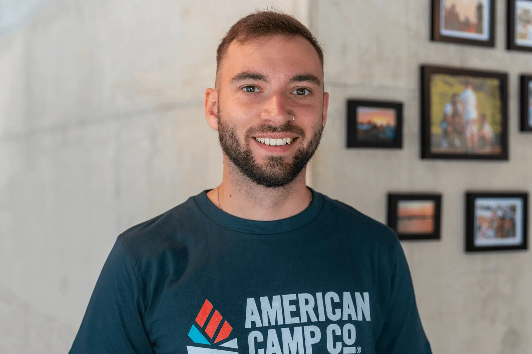 A member of the American Camp Co support team